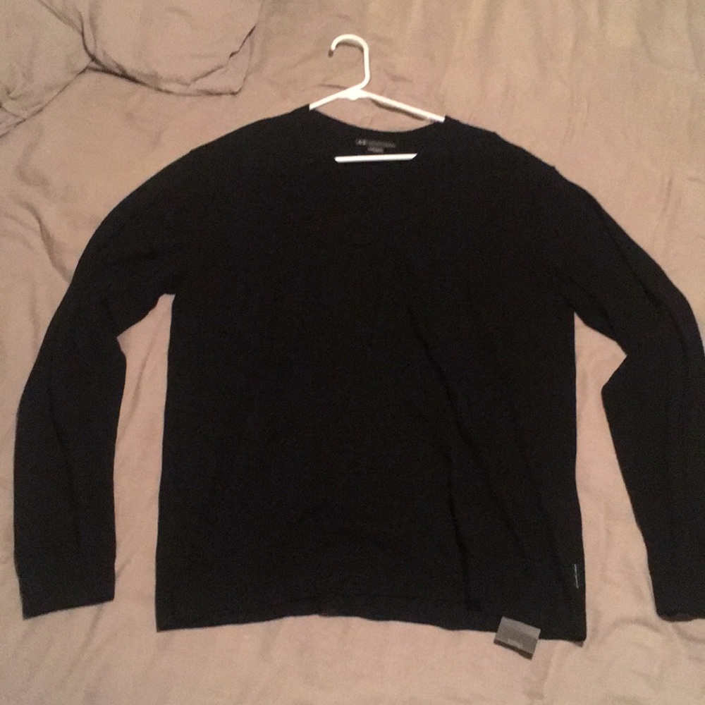 Armani Exchange Men’s Black Crew